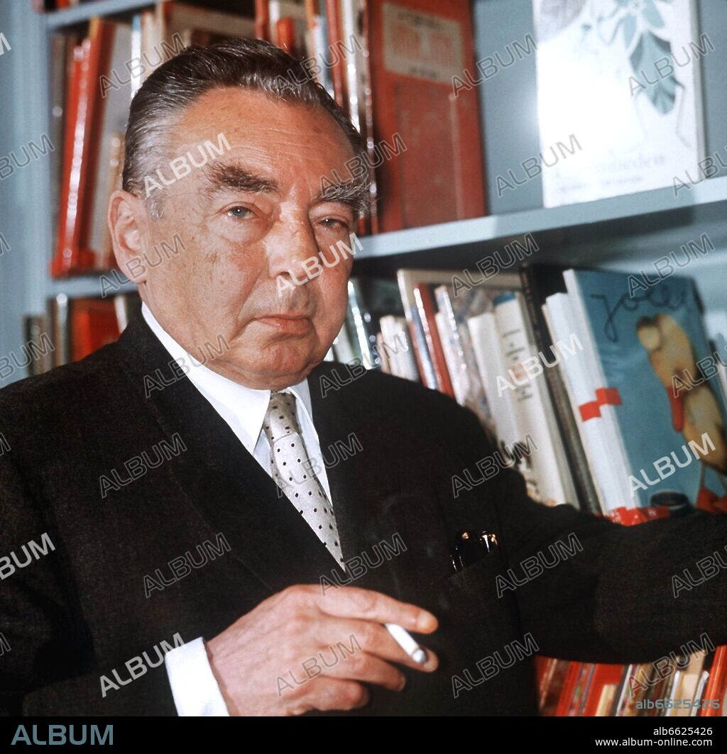 German writer Erich Kästner (alias Melchior Kurtz), photographed on the 30th of May in 1969 at the International Youth Library in Munich. 30/05/1969