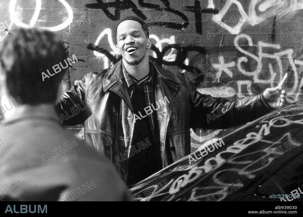 JAMIE FOXX en BAIT, 2000, dirigida por ANTOINE FUQUA. Copyright CASTLE ROCK ENTERTAINMENT.