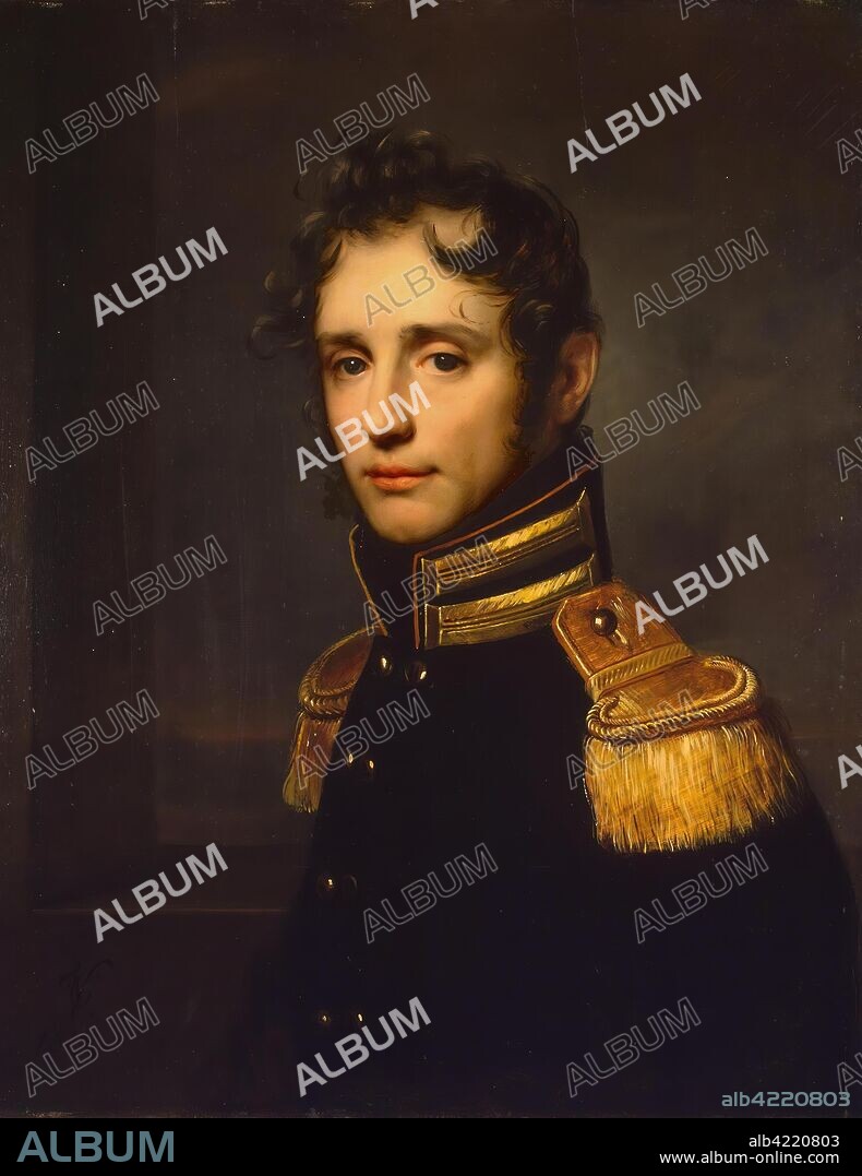 CARL CHRISTIAN VOGEL VON VOGELSTEIN. 'Portrait of Burchard Ch. Richter'. Germany, 1812. Dimensions: 63x51 cm.