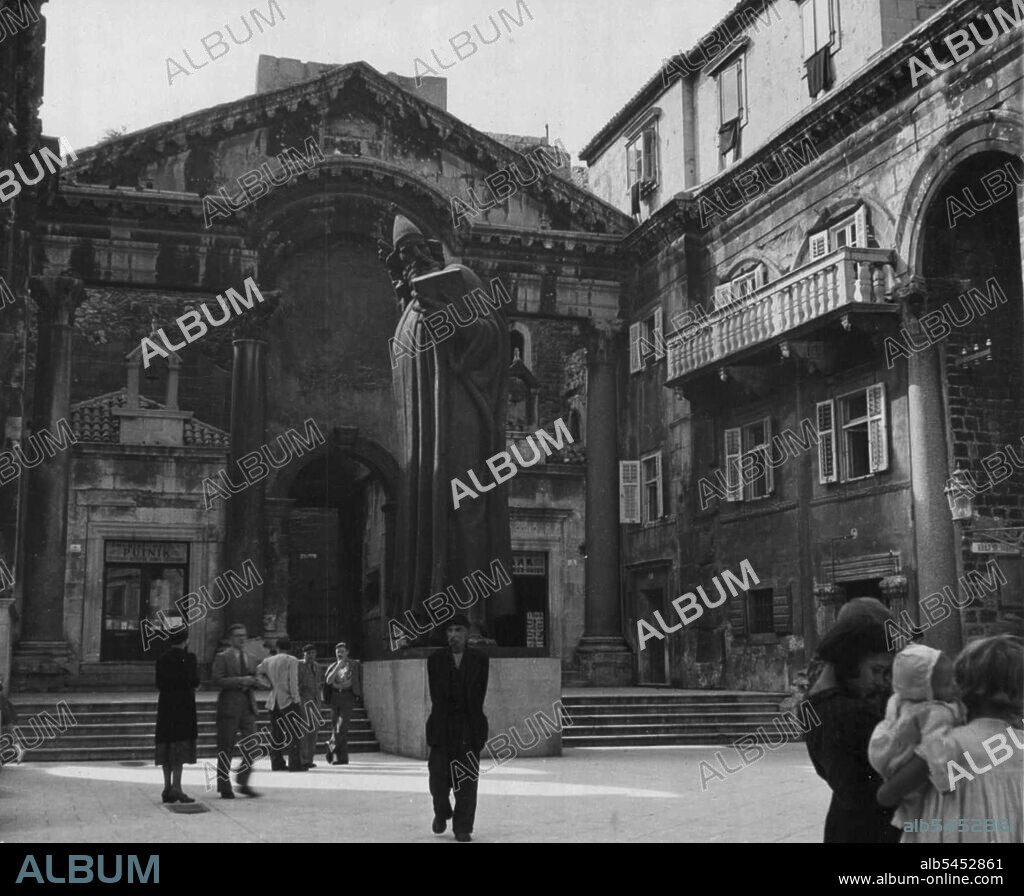 Diocletian Palace, Split.Dalmatian Coast, Yugoslavia. May 01, 1941.