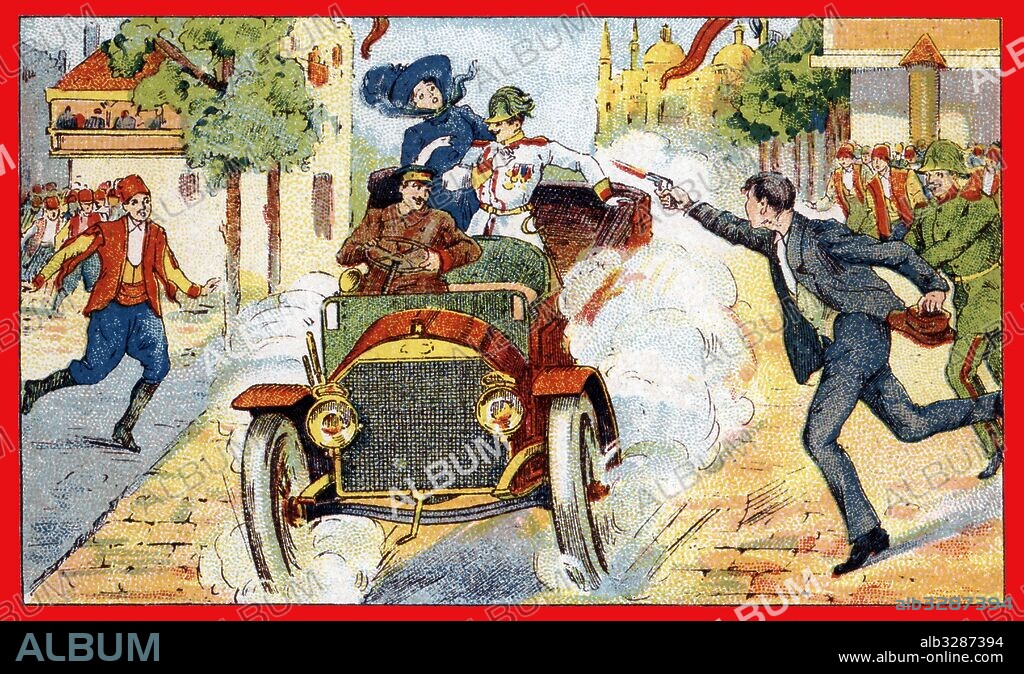 FRANCISCO NAVARRETE SIERRA. Primera guerra mundial (1914-1918). Atentado de Sarajevo, origen del conflicto.