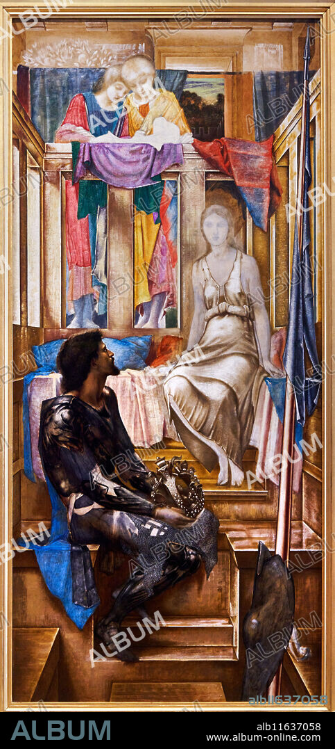 King Cophetua and the Beggar Maid, 1884, Edward Burne-Jones, (1833-1898), Petit Palais, City of Paris Fine Art Museum, Musée des Beaux-Arts de la Ville de Paris, France.