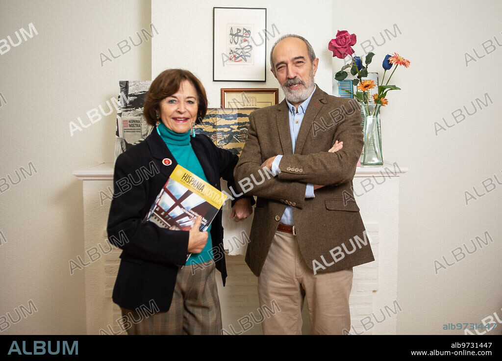 Madrid, 01/19/2022. Hispania Nostra. Interview with Araceli Pereda, president of Hispania Nostra, and Víctor Antona, spokesperson for the scientific committee. Photo: Isabel Permuy. ARCHDC.