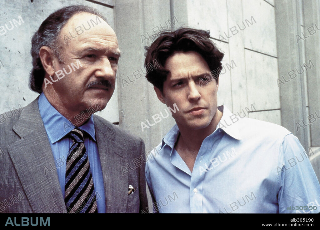 GENE HACKMAN y HUGH GRANT en AL CRUZAR EL LÍMITE, 1996 (EXTREME MEASURES), dirigida por MICHAEL APTED. Copyright CASTLE ROCK ENTERTAINMENT / BALDWIN, SIDNEY.