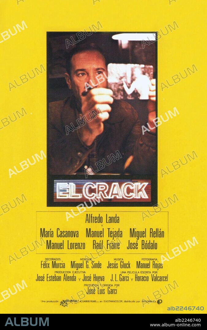 Poster de EL CRACK, 1981, dirigida por JOSE LUIS GARCI. Copyright NICKEL ODEON DOS, S.A.