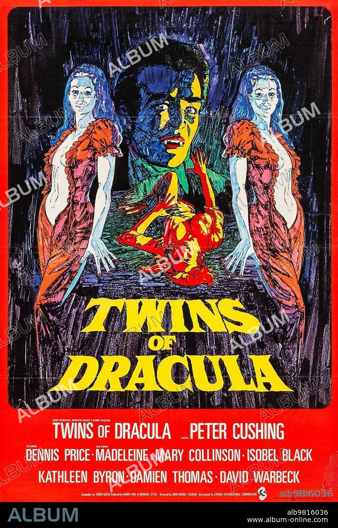 Poster of TWINS OF EVIL, 1971, directed by JOHN HOUGH. Copyright HAMMER FILM PRODUCTIONS.