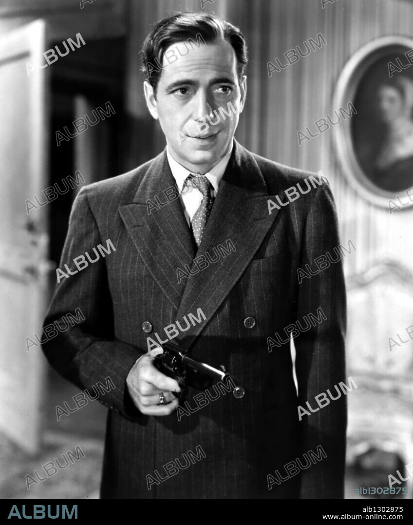 HUMPHREY BOGART en A TRAVÉS DE LA NOCHE, 1942 (ALL THROUGH THE NIGHT), dirigida por VINCENT SHERMAN. Copyright WARNER BROS/FIRST NATIONAL.