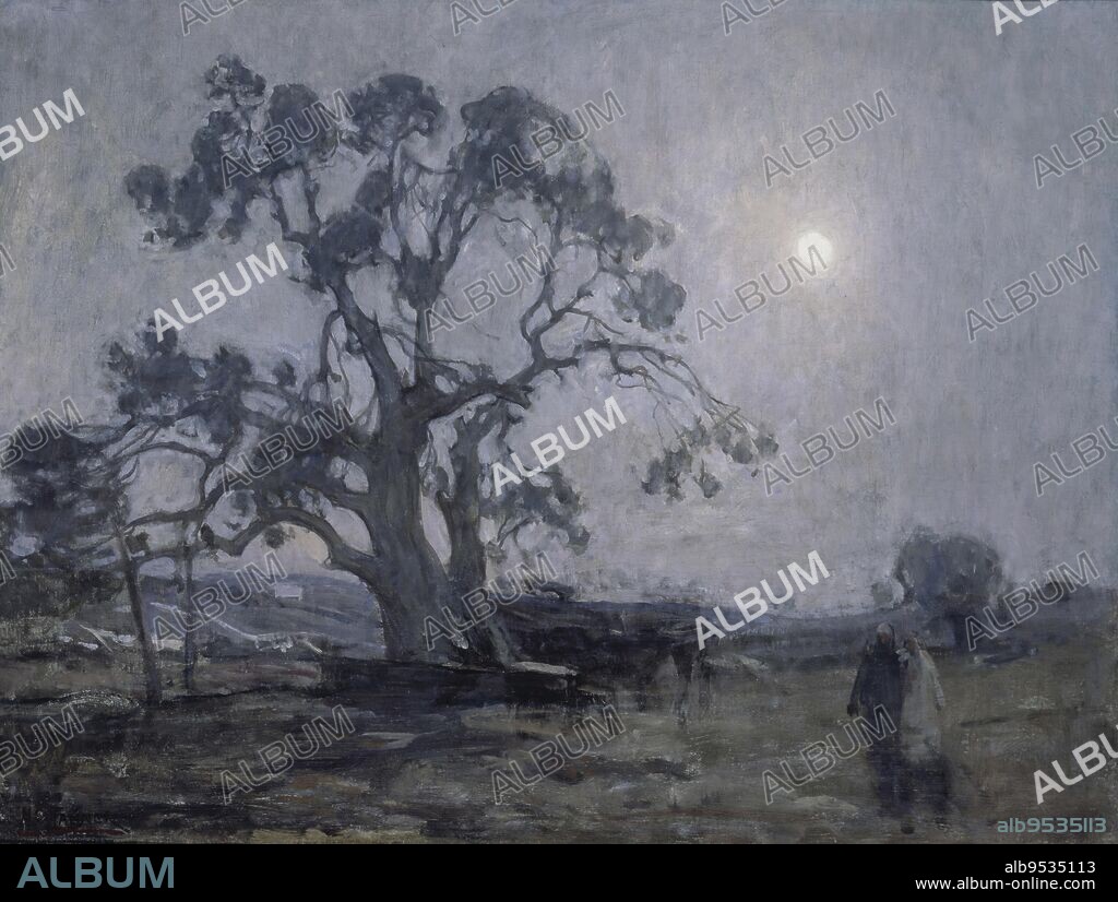 HENRY OSSAWA TANNER. Abraham's Oak. Date: 1905. oil on canvas.