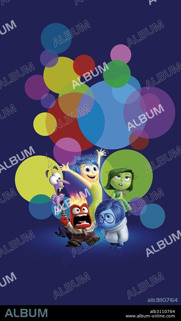 Affiche de INSIDE OUT, 2015, réalisé par PETE DOCTER. Copyright PIXAR ANIMATION STUDIOS/WALT DISNEY PICTURES.