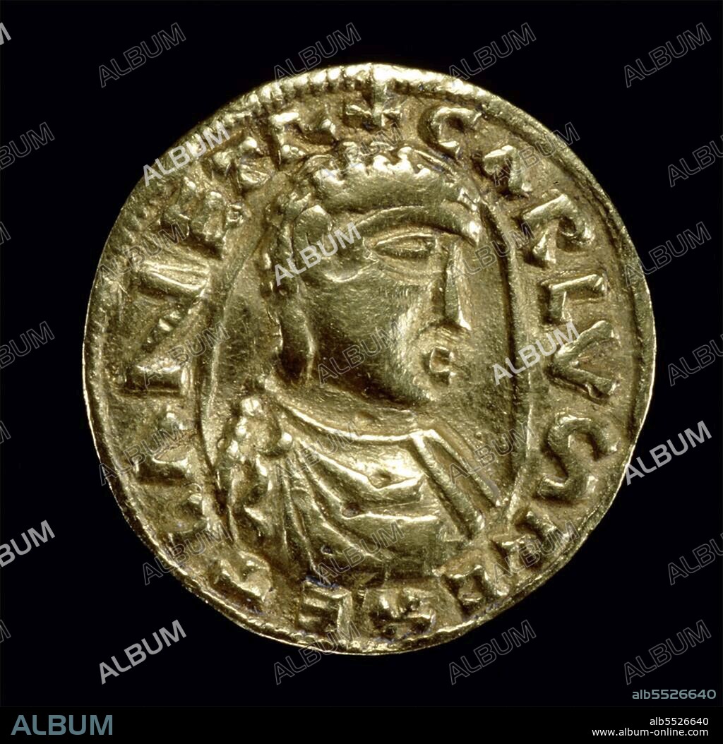 Charlemagne (2 April 742 – 28 January 814 CE), also known as Charles the Great (Latin: Carolus or Karolus Magnus, French: Charles Le Grand or Charlemagne, German: Karl der Grosse, Italian: Carlo Magno or Carlomagno) or Charles I, was King of the Franks who united most of Western Europe during the Middle Ages and laid the foundations for modern France and Germany. He took the Frankish throne from 768 and became King of Italy from 774. From 800 he became the first Holy Roman Emperor - the first recognized Roman emperor in Western Europe since the collapse of the Western Roman Empire three centuries earlier. The expanded Frankish state he founded is called the Carolingian Empire. The oldest son of Pepin the Short and Bertrada of Laon, Charlemagne became king in 768 following the death of his father. He was initially co-ruler with his brother Carloman I. Carloman's sudden death in 771 under unexplained circumstances left Charlemagne as the undisputed ruler of the Frankish Kingdom. Charlemagne continued his father's policy towards the papacy and became its protector, removing the Lombards from power in northern Italy, and leading an incursion into Muslim Spain. He also campaigned against the Saxons to his east, Christianizing them upon penalty of death, at times leading to events such as the Massacre of Verden. Charlemagne reached the height of his power in 800 when he was crowned Emperor of the Romans by Pope Leo III on Christmas Day at Old St. Peter's Basilica. Called the 'Father of Europe' (pater Europae), Charlemagne united most of Western Europe for the first time since the Roman Empire. His rule spurred the Carolingian Renaissance, a period of cultural and intellectual activity within the Catholic Church. Both the French and German monarchies considered their kingdoms to be descendants of Charlemagne's empire. Charlemagne died in 814, having ruled as emperor for just over thirteen years. He was laid to rest in his imperial capital of Aachen in what is today Germany. His son Louis the Pious succeeded him.
