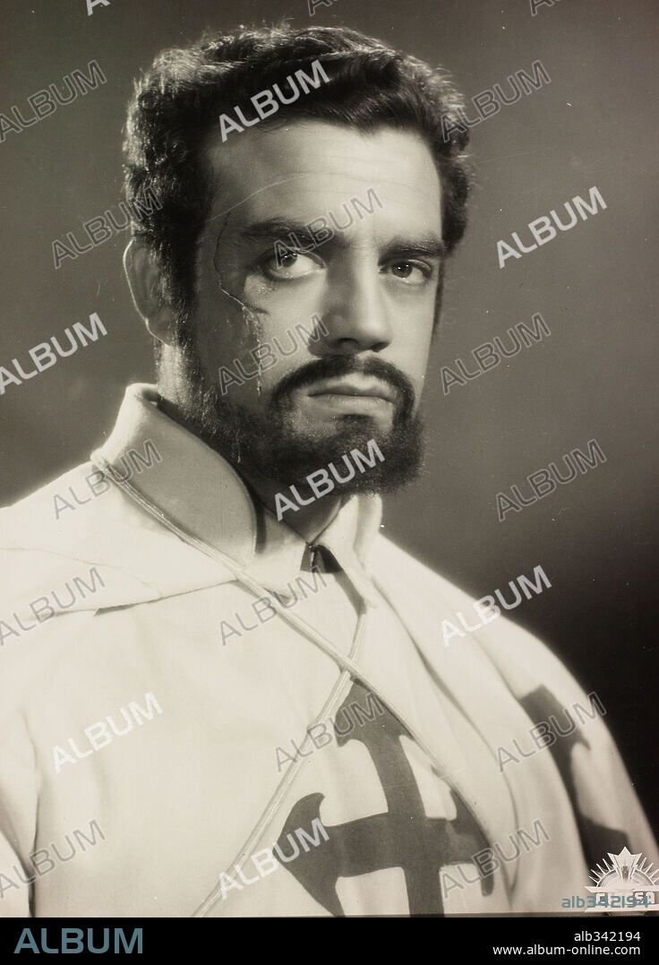 EDUARDO FAJARDO en LA LEONA DE CASTILLA, 1951, dirigida por JUAN DE ORDUÑA.