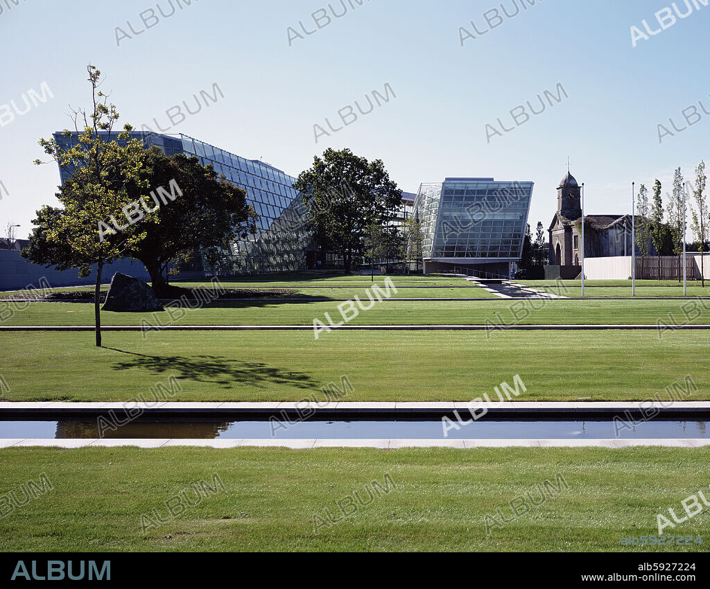 KILDARE COUNTY COUNCIL OFFICES VIEW FROM NORTH.