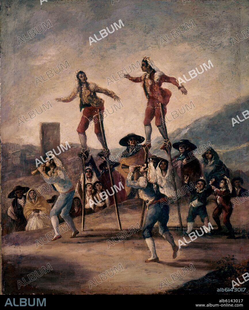 FRANCISCO DE GOYA. LOS ZANCOS.