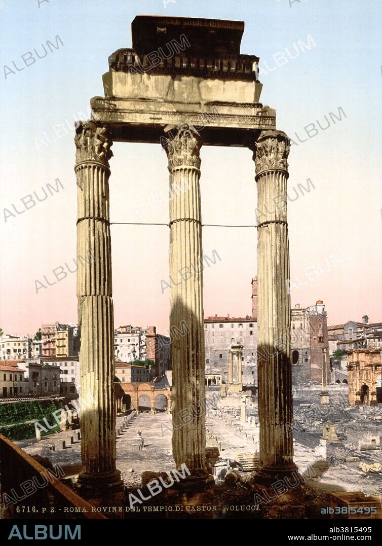 Temple of Castor and Pollux, 1890s