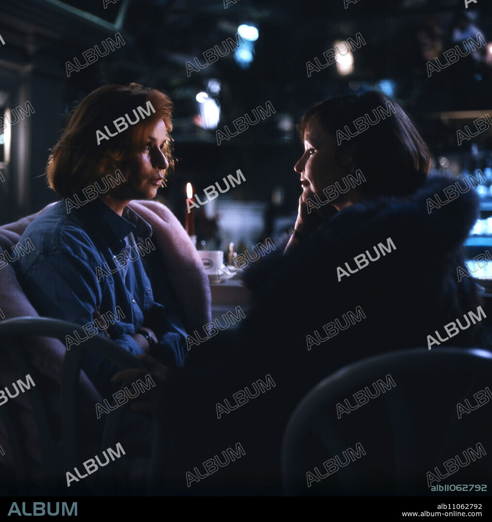 Senta Berger as Mona and Angelica Domröse as Peggy Kaufmann in Kir Royal, Episode 6: Career, Director: Helmut Dietl, 1986. Senta Berger as Mona and Angelica Domröse as Peggy Kaufmann in Kir Royal, Episode 6: Career, Director: Helmut Dietl, 1986.