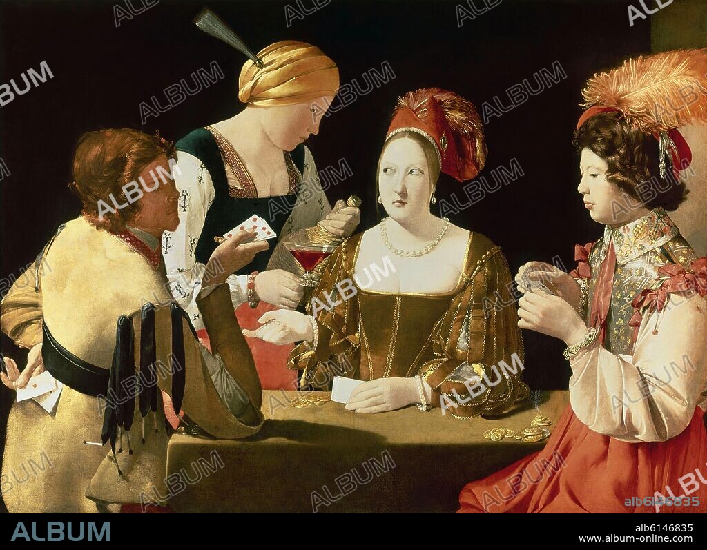 GEORGES DE LA TOUR (1593-1652). EL TRAMPOSO - SIGLO XVII - BARROCO FRANCES.