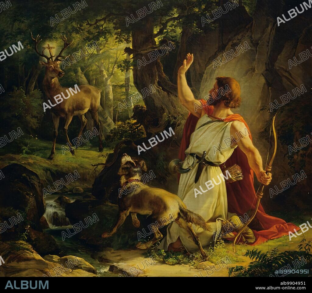 JOSEPH BINDER. The Conversion of Saint Eustace, 1849.