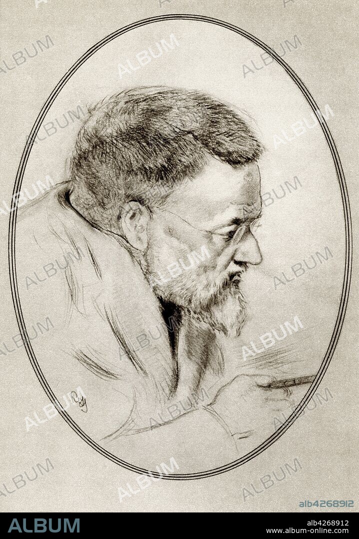 Charles Proteus Steinmetz,  born Karl August Rudolph Steinmetz,  1865 – 1923 German-born American mathematician and electrical engineer Illustration by Gordon Ross,  American artist and illustrator 1873-1946,  from Living Biographies of Great Scientists.