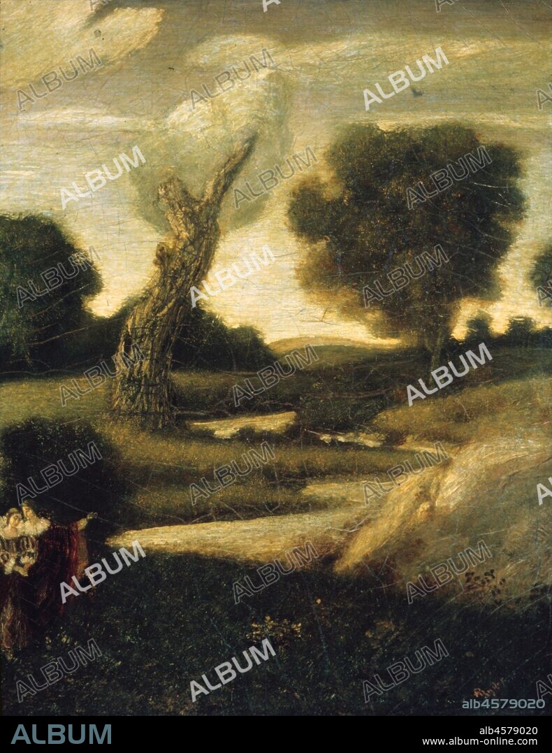 ALBERT PINKHAM RYDER. The Forest of Arden, 1888-97 (?), reworked 1908 (?).