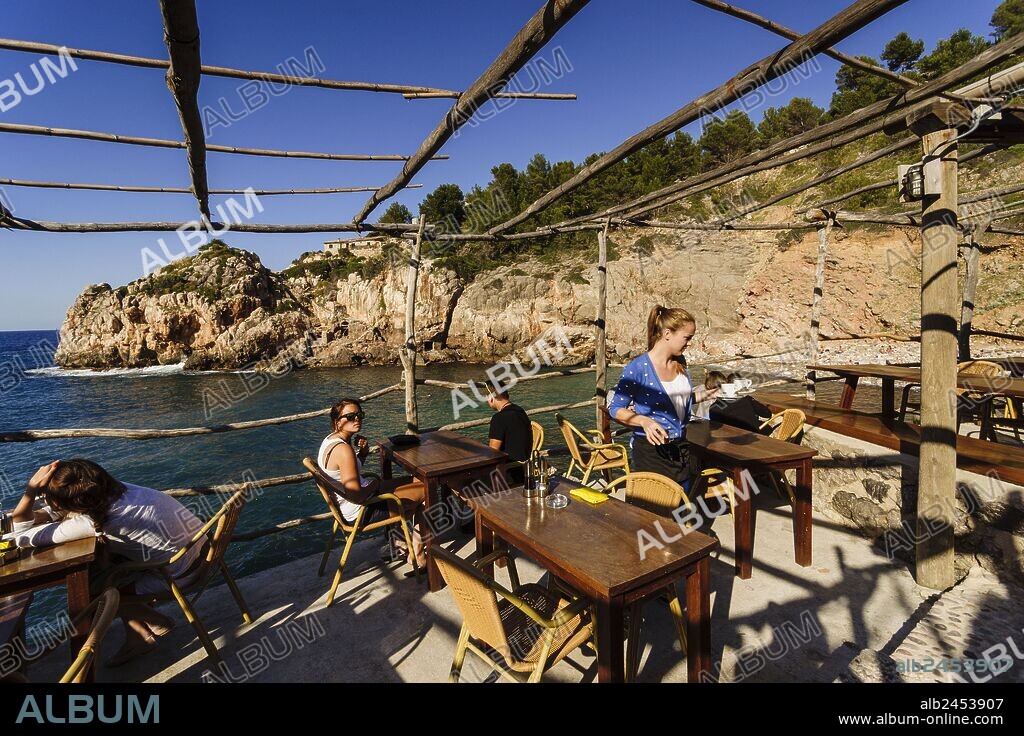 Restaurante Cas Patro March, Cala Deia, Deia. Sierra de Tramuntana. Mallorca. Islas Baleares. Spain.