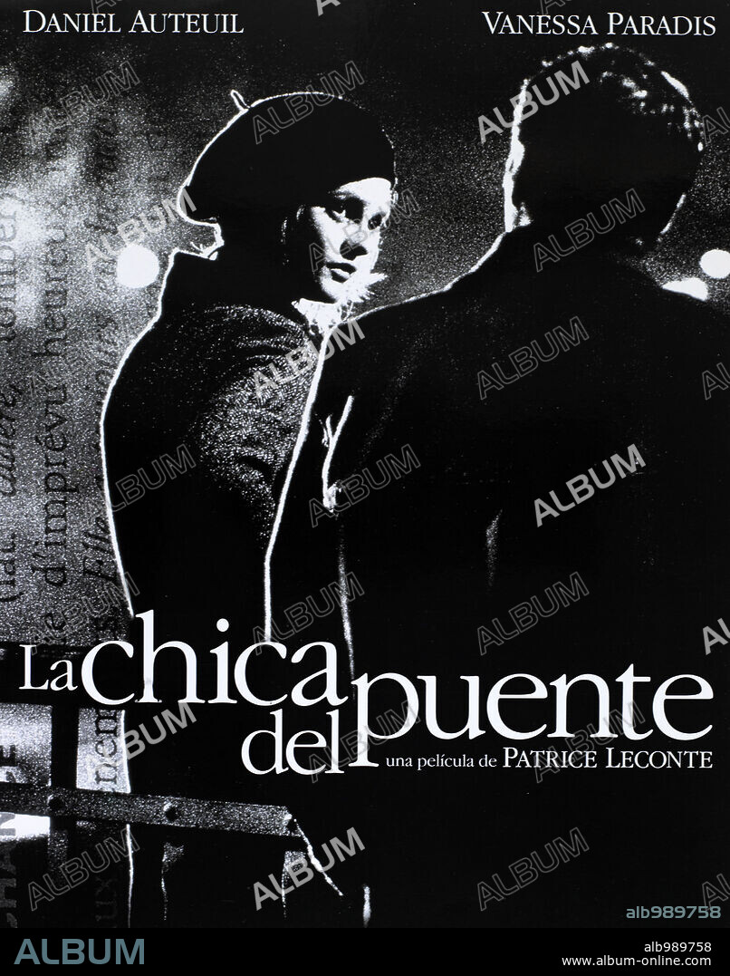 Poster de LA CHICA DEL PUENTE, 1999 (LA FILLE SUR LE PONT), dirigida por PATRICE LECONTE. Copyright WANDA VISION.