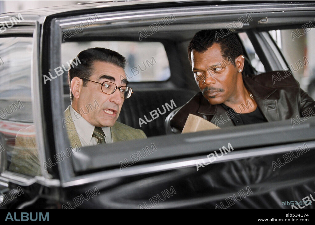 EUGENE LEVY y SAMUEL L. JACKSON en EL JEFE, 2005 (THE MAN), dirigida por LES MAYFIELD. Copyright NEW LINE CINEMA / GERLITZ, AVA V.