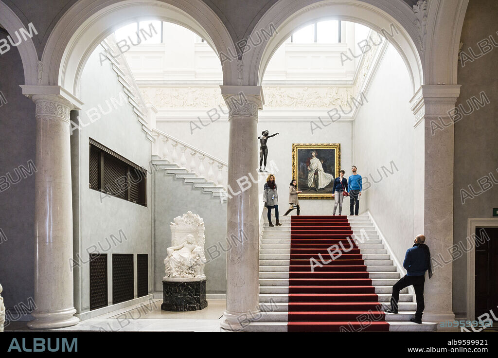 Alte Nationalgalerie ,Antigua Galería Nacional, Isla de los Museos, Berlin, Alemania, europe.