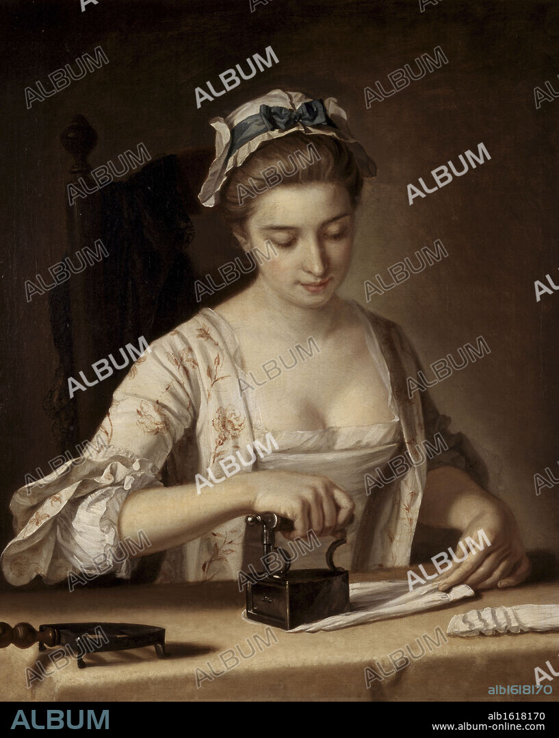 Lady Elizabeth Gunning as Lady's Maid   Henry Robert Morland (1730-1797/British)  Oil on Canvas  The Cummer Museum of Art and Gardens, Jacksonville, Florida, USA.