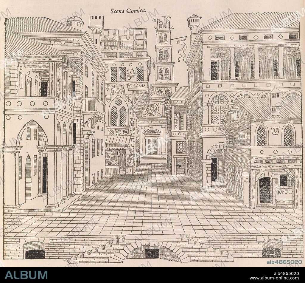 Compendium of Architectural Books by Sebastiano Serlio (Books I-V), 1544, 1545, 1547.