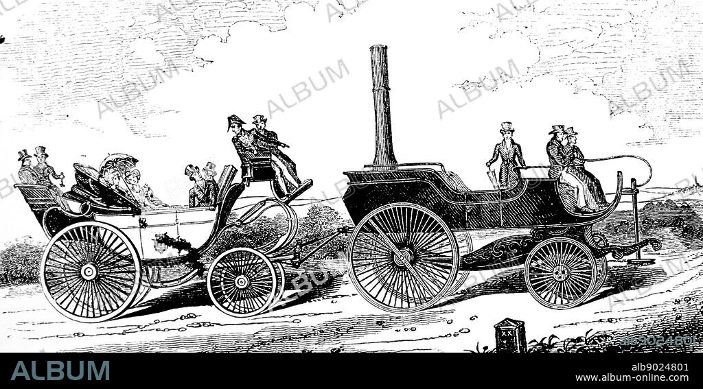 Steam Carriage (improved) 1829, by Sir Goldsworthy Gurney (17931875) was a surgeon, chemist, lecturer, consultant, architect, builder and prototypical British gentleman scientist and inventor, of the Victorian era.
