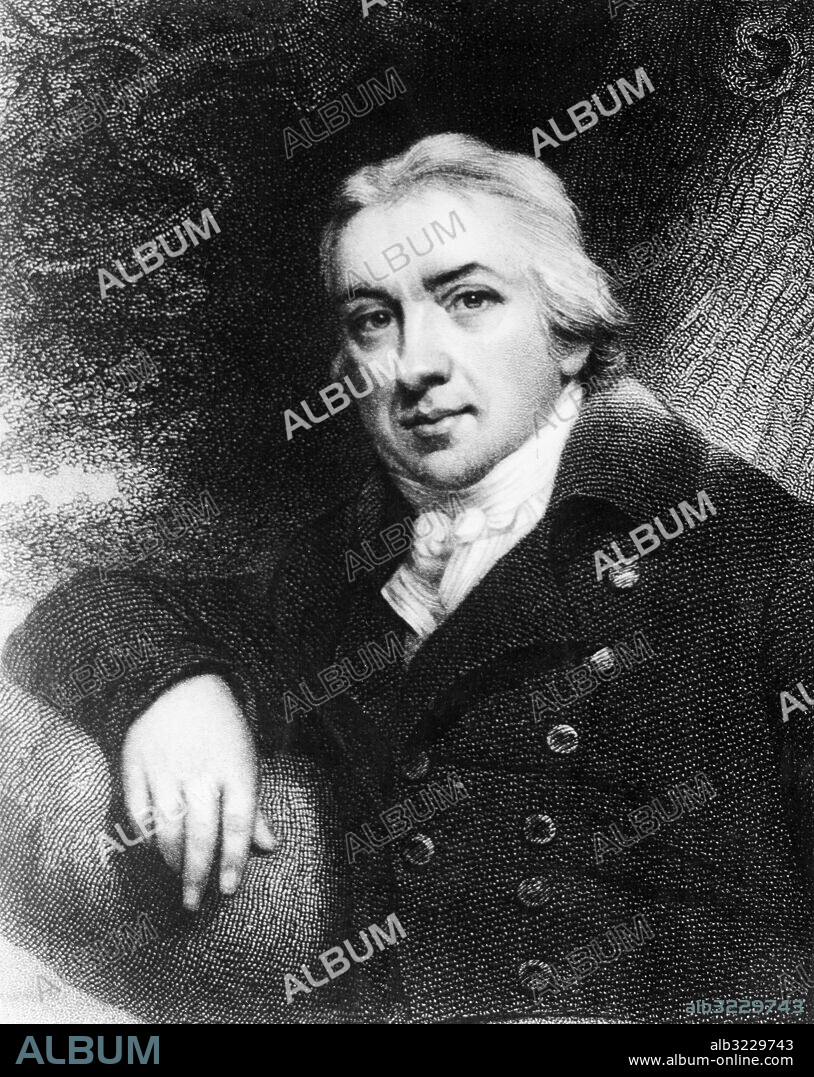 Utan bildtext. Not. Edward Jenner, English physician and discover of the secret of vaccination Engraved by E. Seriveu from print by J.R. Smith Jenner Anm. Jenner, Edward, 1749-1823, brittisk läkare, smittkoppsvaccinets upptäckare CD105 persons: Edward Jenner sites: STORBRITANNIEN.
