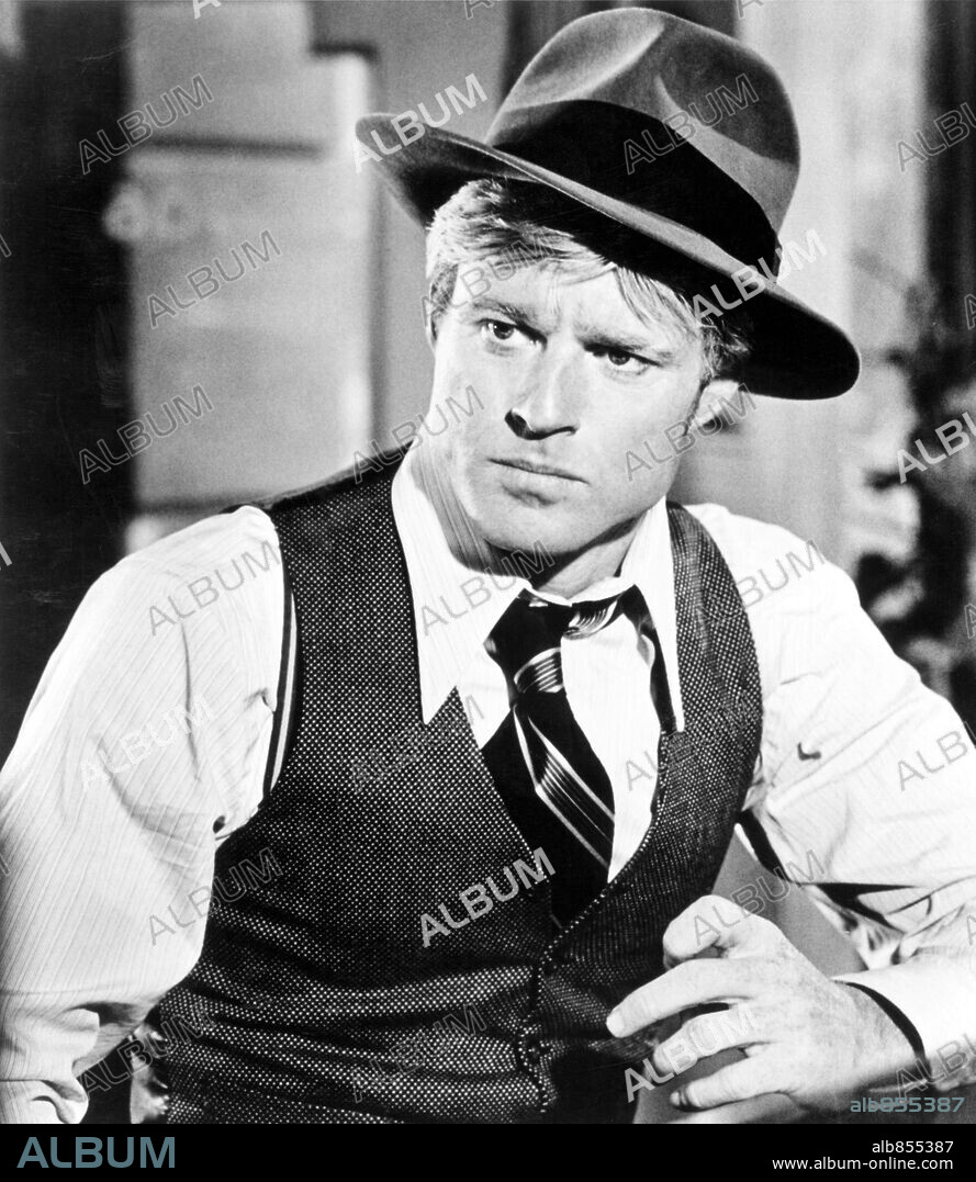 ROBERT REDFORD en EL GOLPE, 1973 (THE STING), dirigida por GEORGE ROY HILL. Copyright UNIVERSAL PICTURES.