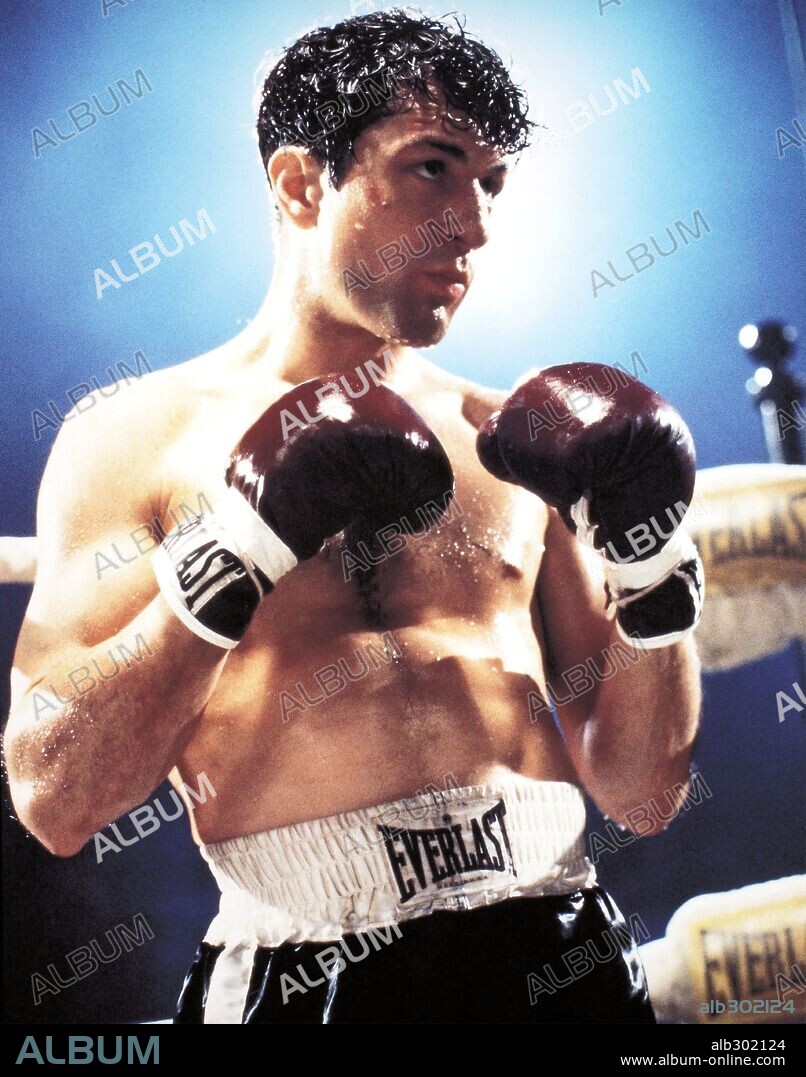 ROBERT DE NIRO en TORO SALVAJE, 1980 (RAGING BULL), dirigida por MARTIN SCORSESE. Copyright UNITED ARTISTS.