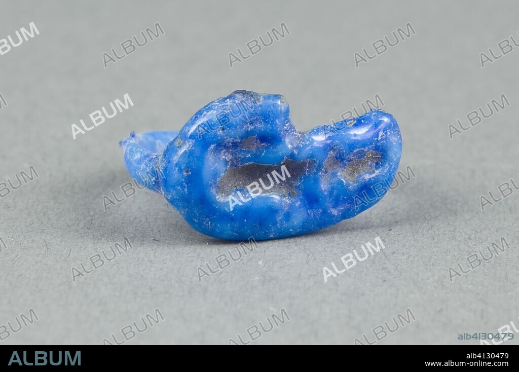ANCIENT EGYPTIAN. Ring: Hieroglyphs. Egyptian. Date: 1350 BC. Dimensions: W. 0.6 cm (1/4 in.); diam. 1.9 cm (3/4 in.). Faience. Origin: Egypt.