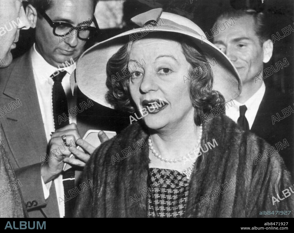 ARKIV 590413. Tallulah Bankhead, skådespelare.. Foto: UPI Code: 450. COPYRIGHT PRESSENS BILD.