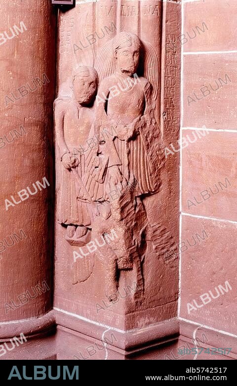 Worms, Dom St. Peter / Juliana Relief, 1130-1144 Aufnahmeformat: 6 × 9 cm.
