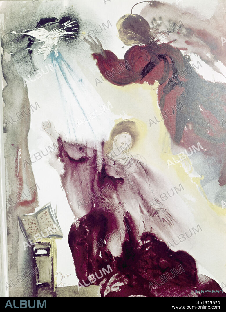 SALVADOR DALÍ. The Annunciation by Salvador Dali, 1904-1989.