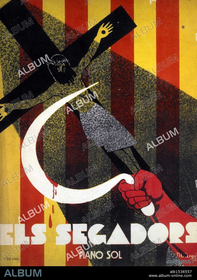 Portada del himno "Els Segadors"; Edición de 1932.
