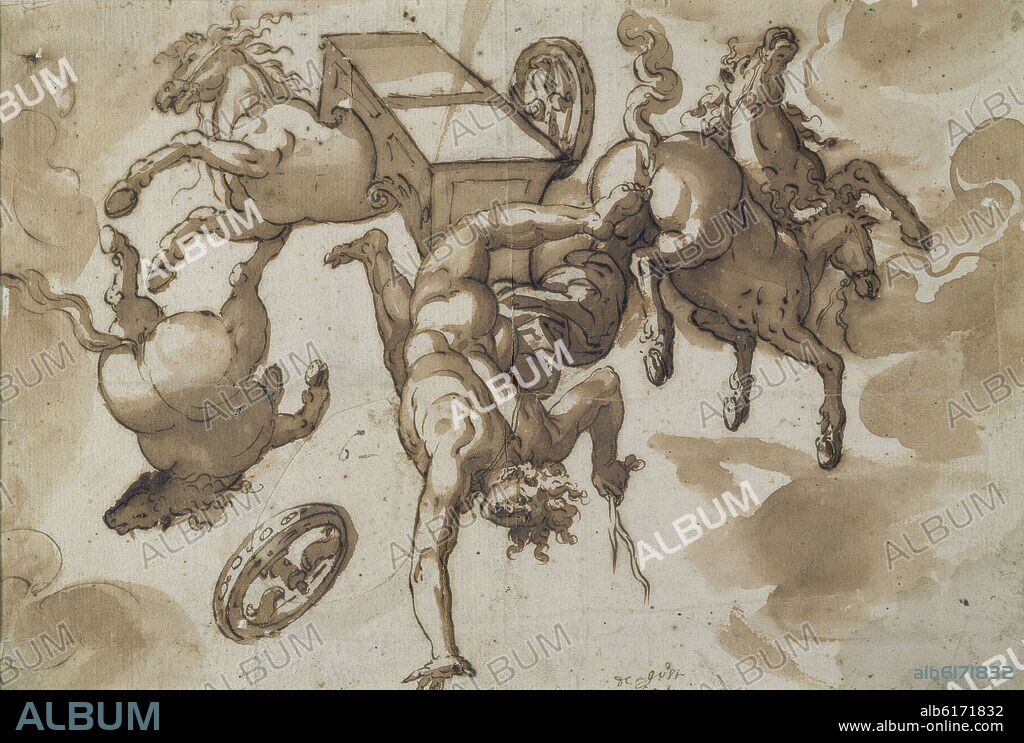 FRANCISCO PACHECO. LA CAIDA DE FAETON - 1604 - SANGUINA.