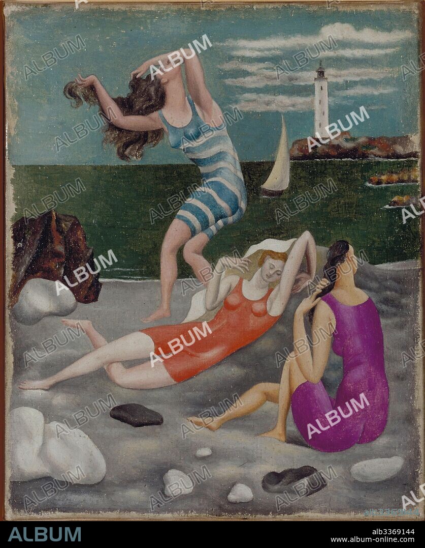 PABLO PICASSO. Les baigneuses (The Bathers).