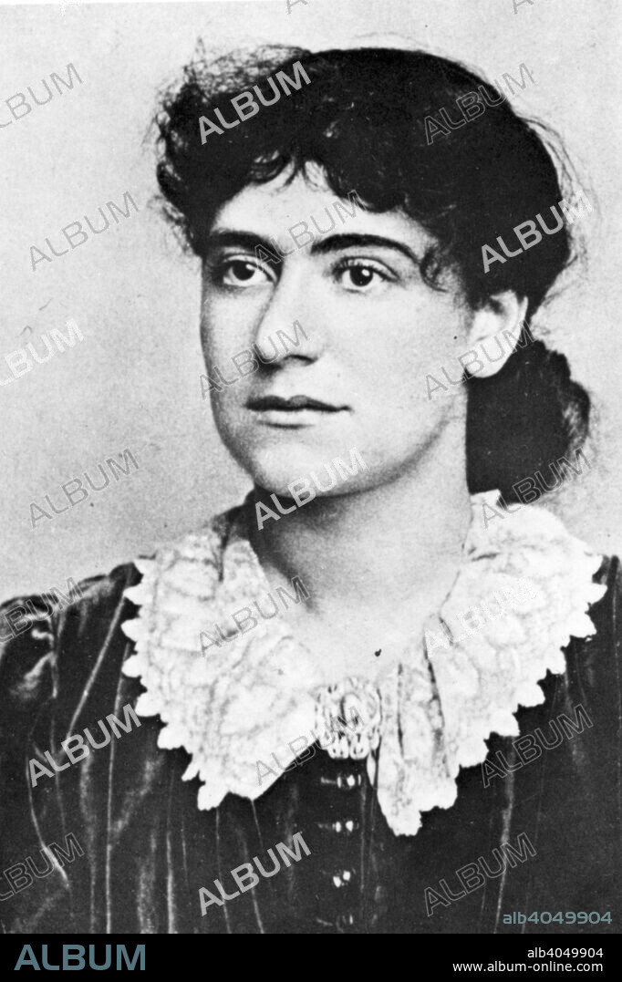 Eleanor Marx (1855-1898), daughter of Karl Marx. Founder of the Socialist League in 1884.