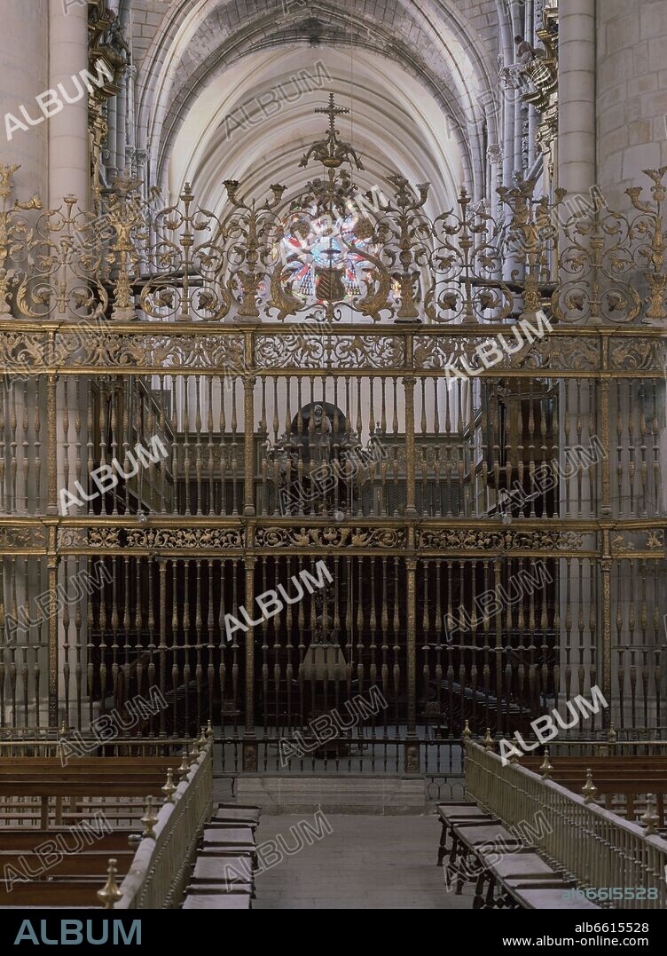 HERNANDO ARENAS. REJA DEL CORO DE LA CATEDRAL DE CUENCA - 1577.