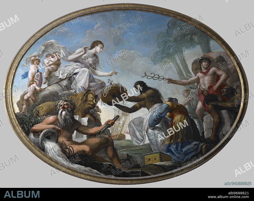 The East offering its riches to Britannia.