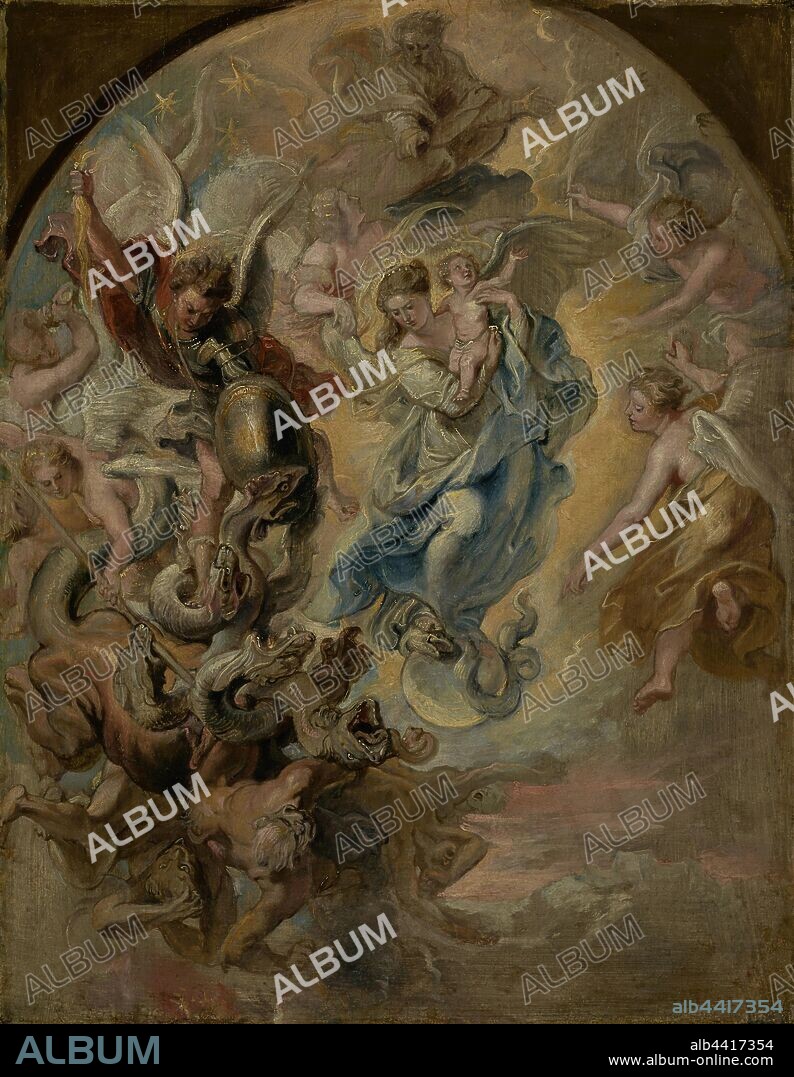 The Virgin as the Woman of the Apocalypse, Peter Paul Rubens (Flemish, 1577 - 1640), about 1623 - 1624, Oil on panel, 64.5 × 49.8 cm (25 3/8 × 19 5/8 in.).