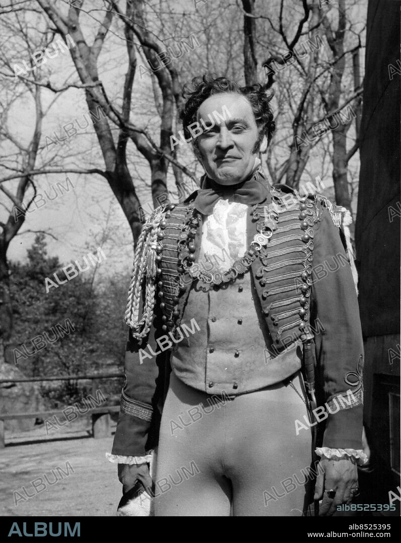 Stockholm 1959-04-26. Fältartisten Hans Strååt framför Konungen av Juda på Solliden på Skansen under en fest anordnad till förmån för Folke Bernadotte-aktionen. Foto: Sten Karsbrink / SvD / TT / kod 12014.