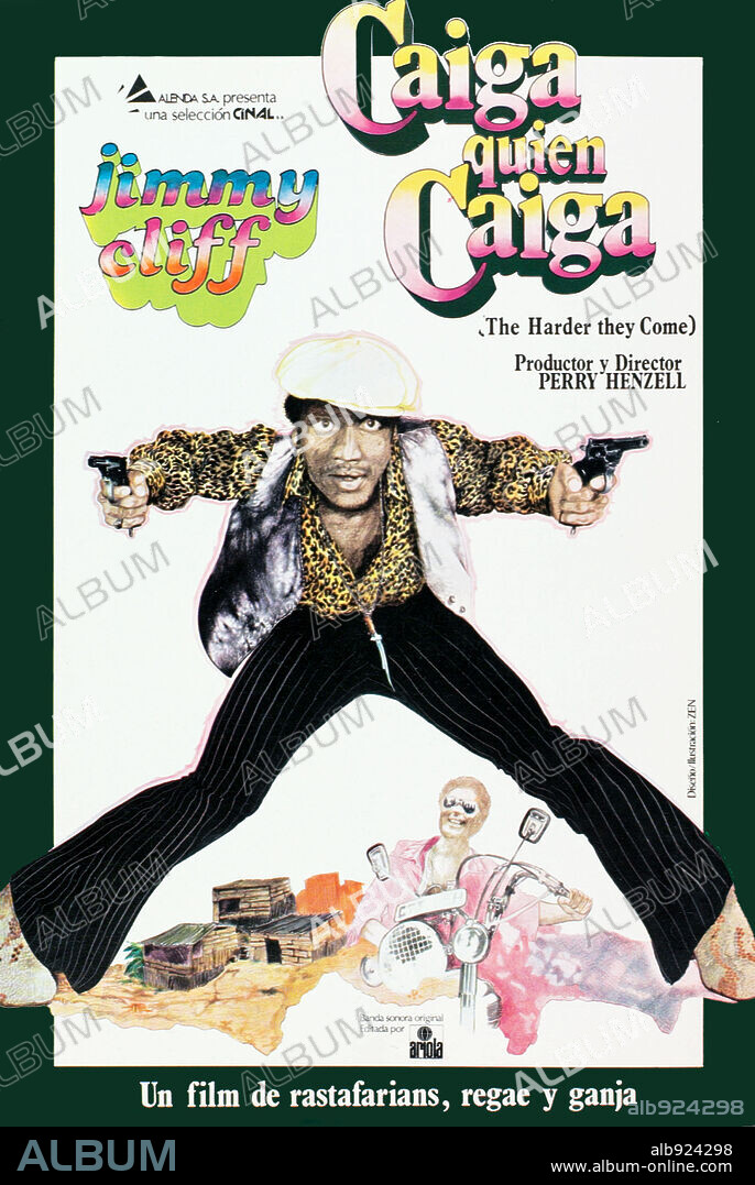 Poster of THE HARDER THEY COME, 1972, directed by PERRY HENZELL. Copyright INTERNATIONAL FILMS/NEW WORLD.