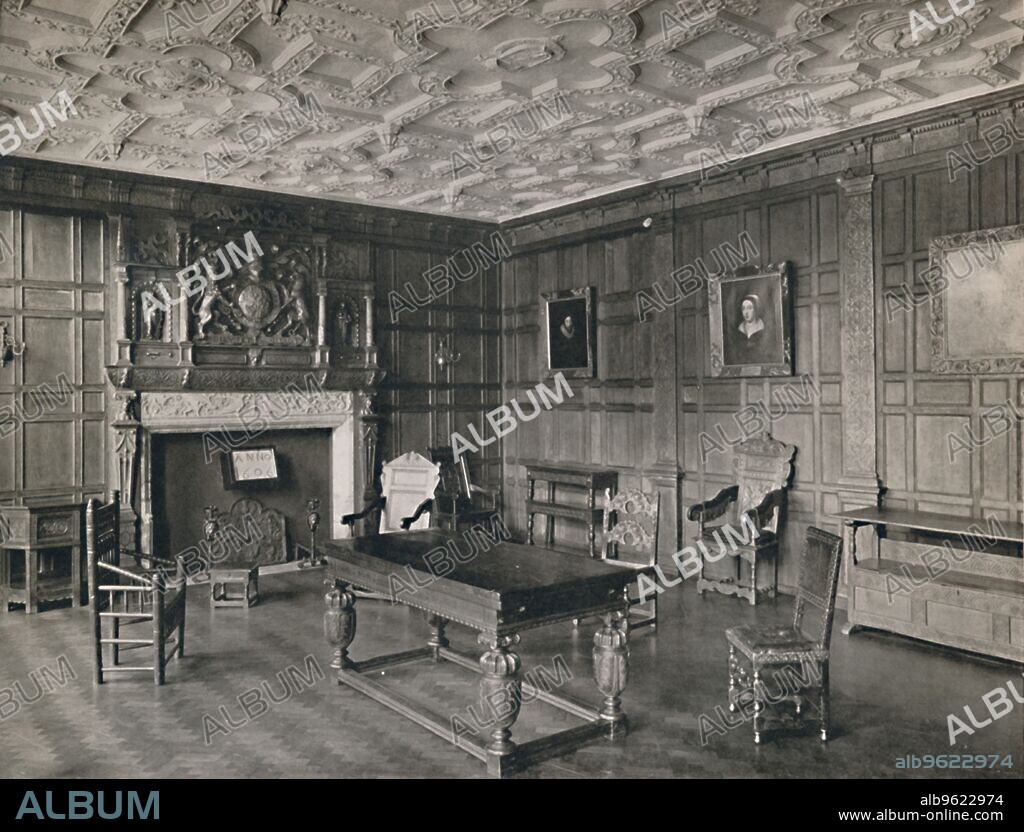 'Panelled Room from the Old Palace, Bromley-By-Bow', 1927. From Old Furniture, Volume I., edited by Lieut.-Col. E. F. Strange, C.B.E. [Old Furniture Ltd., London, 1927].