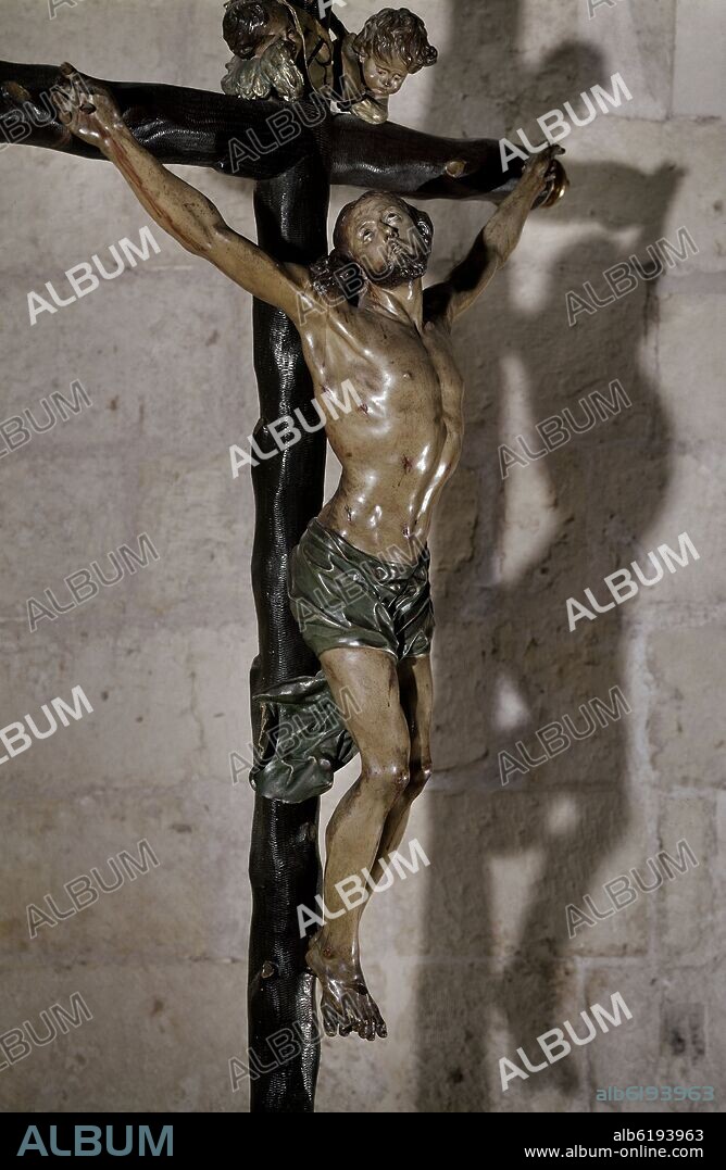 FRANCISCO SALZILLO. CRISTO DEL FACISTOL - SIGLO XVIII - BARROCO ESPAÑOL.