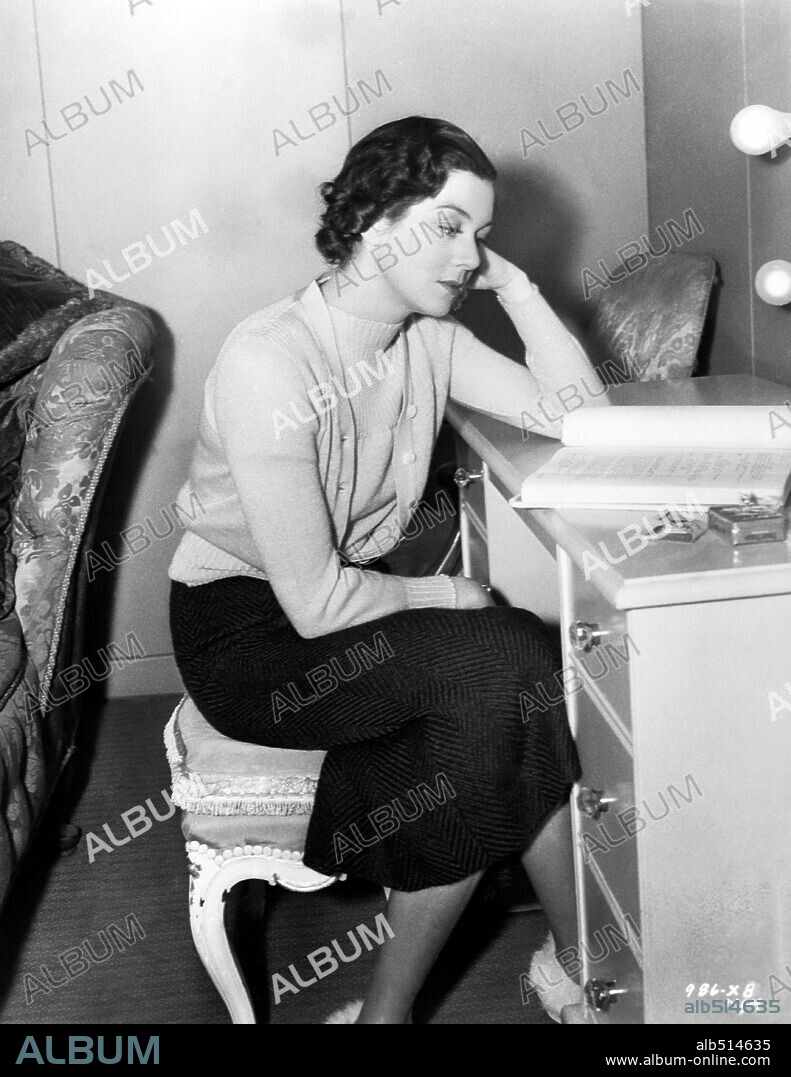 ROSALIND RUSSELL in NIGHT MUST FALL, 1937, directed by RICHARD THORPE. Copyright M.G.M.