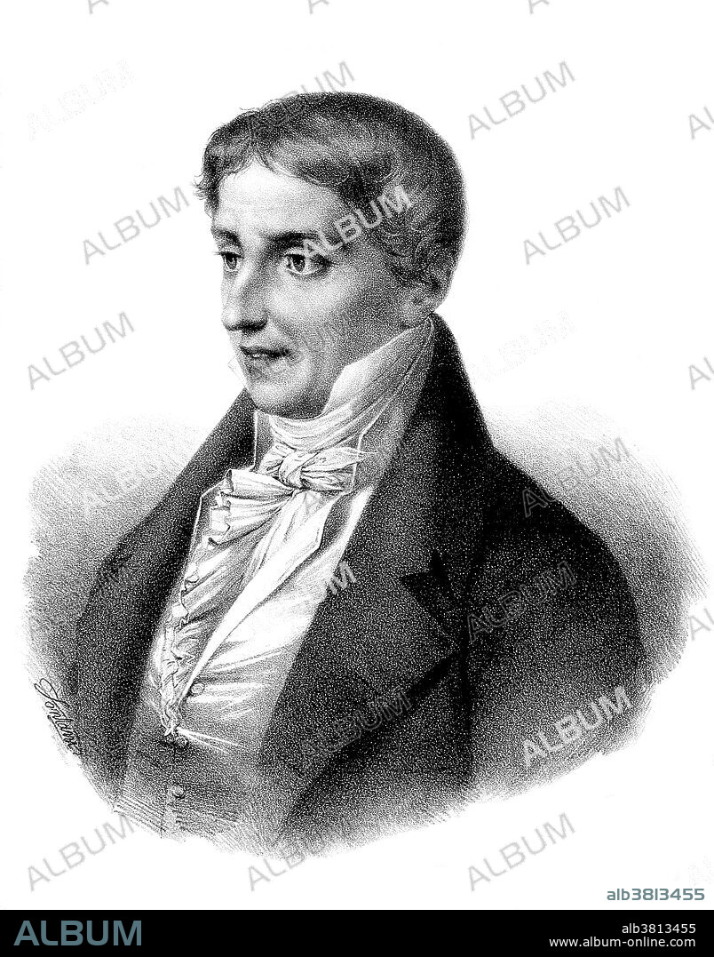 Alessandro Volta (February 18, 1745 - March 5, 1827) was an Italian physicist. He became interested in electricity in 1786 after seeing the work of Galvani. Volta was the first to show that an electrical current flowed when two dissimilar metals were brought into contact. In 1779 he became a professor of experimental physics at the University of Pavia, a chair that he occupied for almost 40 years. In 1800 he constructed a device which used this effect to produce a large flow of electricity. Bowls of salt solution were connected together by metal strips, each composed of copper at one end and tin or zinc at the other, and a current was produced. A compact version of this, using a stack of discs of copper, zinc and cardboard moistened with salt solution, was shown to Napoleon in 1801. Upon presenting his invention, he was awarded the medal of the Legion of Honor and made a count. He died in 1827 just after his 82nd birthday. The unit of electrical potential, the volt (V), is named after him.
